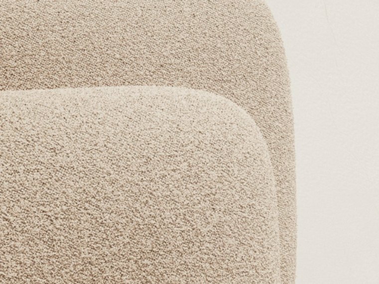 Boucle fabric swatch