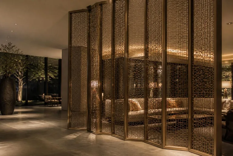 PVD bronze decorative metal screen